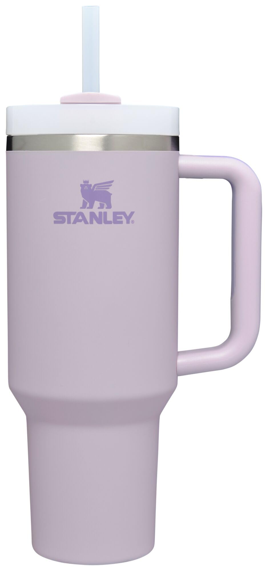STANLEY Quencher H2.0 Tumbler with Handle and Straw 30 oz | Flowstate 3-Position Lid | Cup Holder Compatible for Travel | Insulated Stainless Steel Cup | BPA-Free | Rose Quartz 2.0