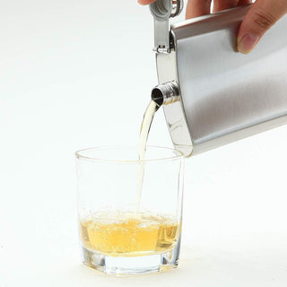 Solid Flasks Stainless Steel Flask & Funnel Set, 8 oz