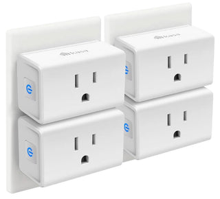 Kasa Smart Plug Ultra Mini 15A, Smart Home Wi-Fi Outlet Works with Alexa, Google Home, No Hub Required, UL Certified, 2.4G WiFi Only, 2 Count (Pack of 1)(EP10P2) , White
