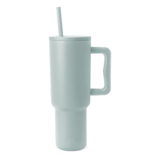 Simple Modern 40 oz Trek Tumbler with Handle and Straw Lid | Cup Holder Friendly Insulated Stainless Steel Travel Mug | Midnight Black