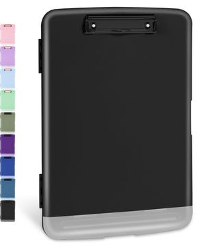Sooez Clipboards with Storage, High Capacity Clip Boards 8.5x11 with Storage, Heavy Duty Nursing Clipboard Folder, Plastic Clipboard with Pen Holder for Women Teachers Work, School & Office Supplies