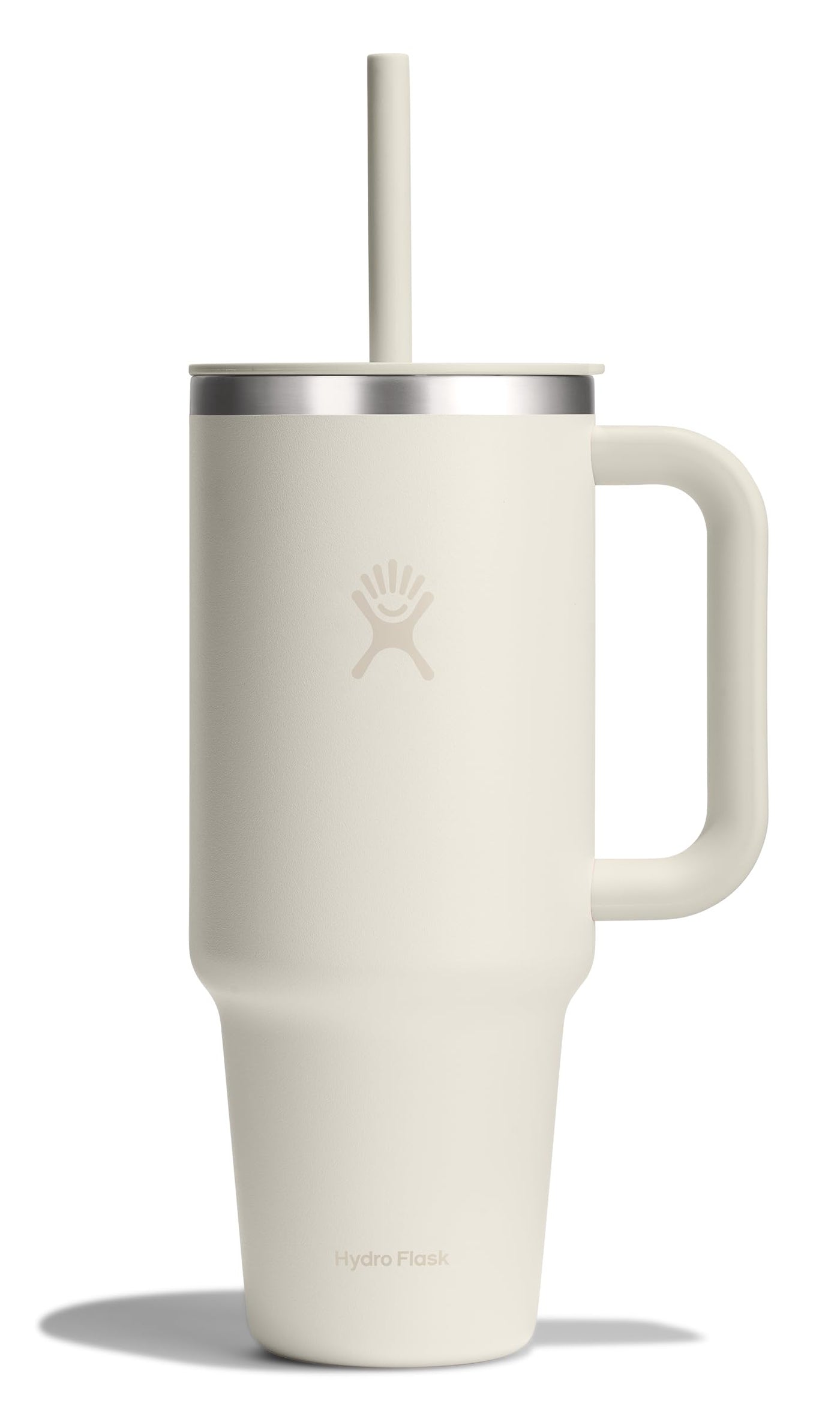 Hydro Flask Travel Tumbler with Handle, Lid and Straw - Insulated Stainless Steel in 32 Oz Trillium