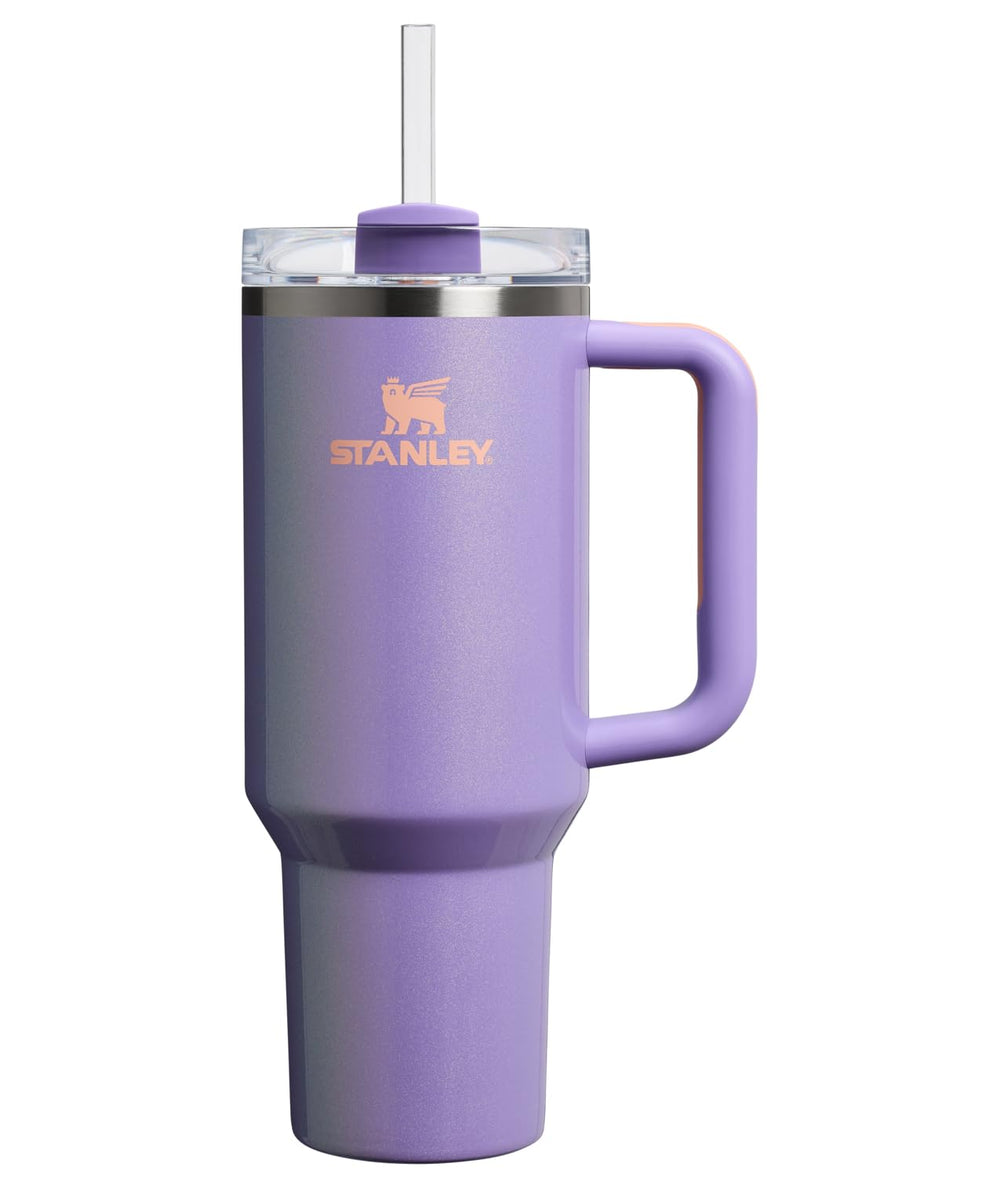 STANLEY Quencher H2.0 Tumbler with Handle and Straw 30 oz | Flowstate 3-Position Lid | Cup Holder Compatible for Travel | Insulated Stainless Steel Cup | BPA-Free | Rose Quartz 2.0