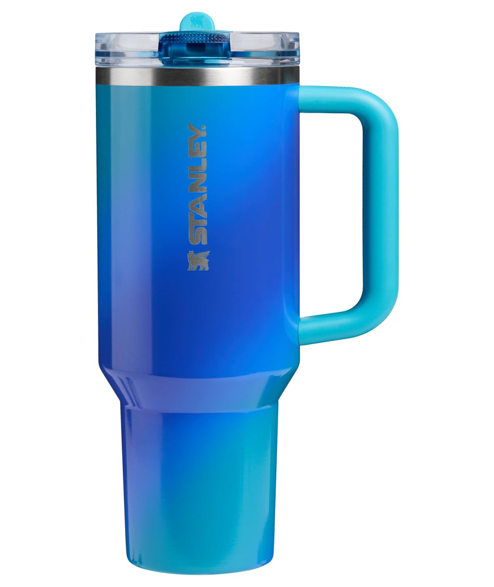 STANLEY Quencher ProTour Flip Straw Tumbler with Leakproof Lid 30 oz | Built-in Straw and Handle | Cup Holder Compatible for Travel | insulated Stainless Steel Cup | BPA-Free | Twilight VRT