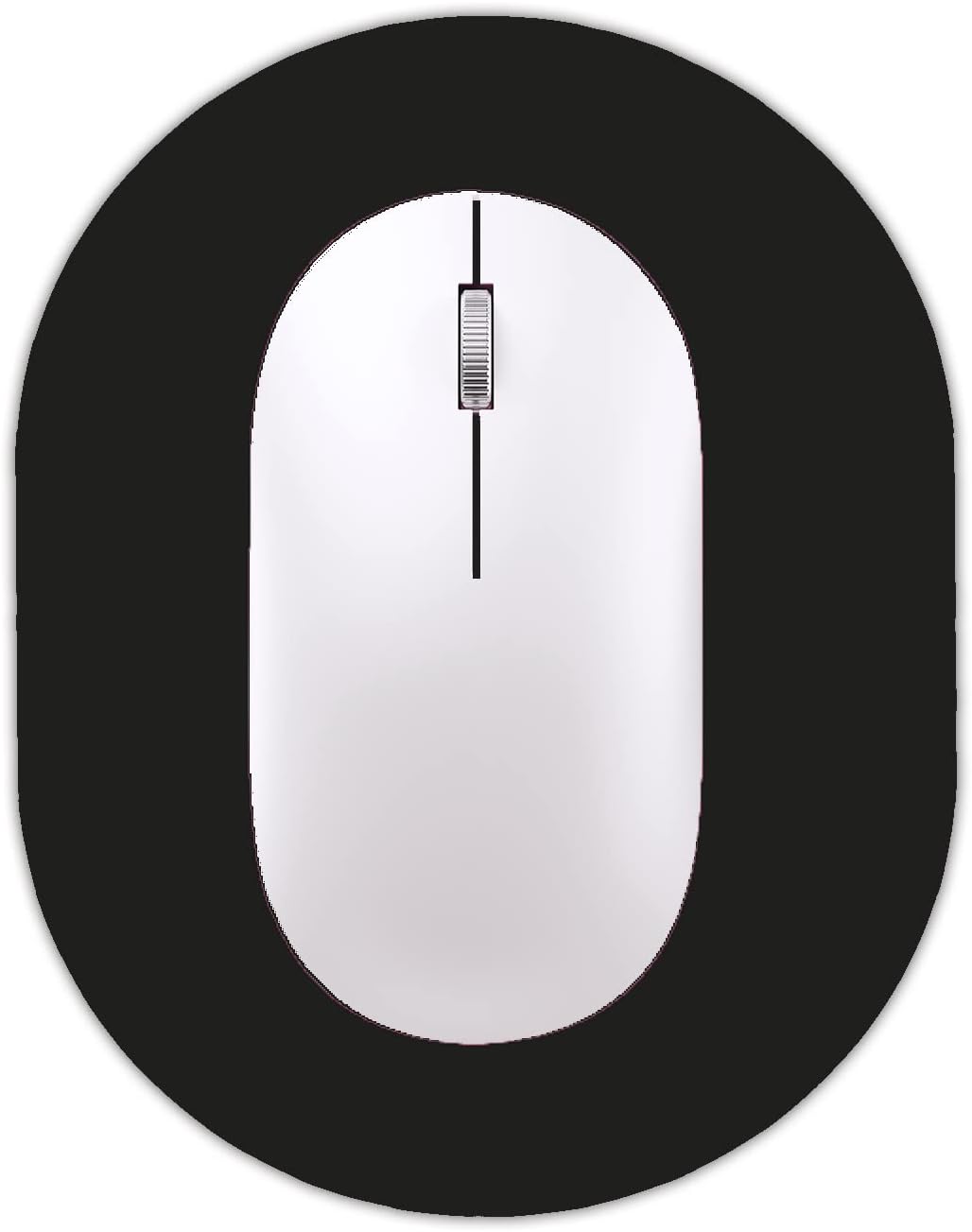 Small Mouse pad, Portable, Waterproof Non-Slip Rubber Bottom, Suitable for Wireless Mouse, Laptop Keyboard Tray for Both Men and Women, Office Travel Black 5.5x7.5in