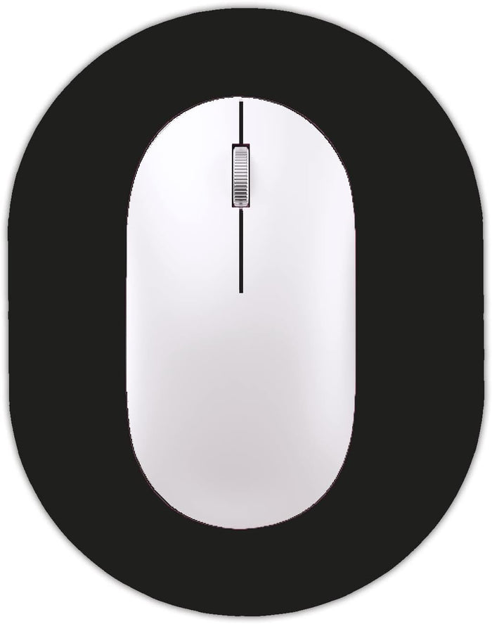 Small Mouse pad, Portable, Waterproof Non-Slip Rubber Bottom, Suitable for Wireless Mouse, Laptop Keyboard Tray for Both Men and Women, Office Travel Black 5.5x7.5in