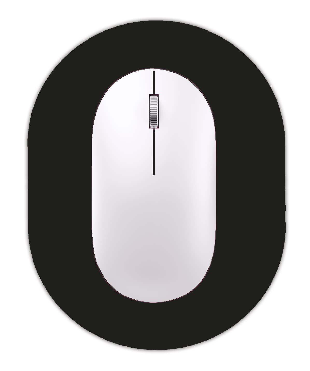 Small Mouse pad, Portable, Waterproof Non-Slip Rubber Bottom, Suitable for Wireless Mouse, Laptop Keyboard Tray for Both Men and Women, Office Travel Black 5.5x7.5in