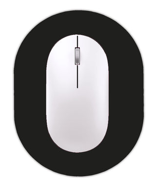 Small Mouse pad, Portable, Waterproof Non-Slip Rubber Bottom, Suitable for Wireless Mouse, Laptop Keyboard Tray for Both Men and Women, Office Travel Black 5.5x7.5in