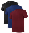 3 Pack-04-balck/Blue/Red-crewneck