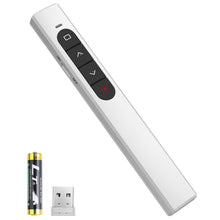 Wireless Presenter Remote, Presentation Clicker with Hyperlink & Volume Remote Control PowerPoint Office Presentation Clicker for Keynote/PPT/Mac/PC/Laptop(Battery Included)