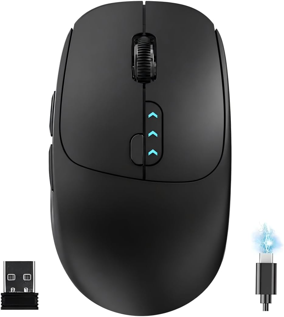 Dual-Mode Ergonomic Wireless Mouse