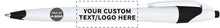 DISCOUNT PROMOS Personalized Ballpoint Pens Bulk Pack of 4-5,000 counts Black Ink, Slim & Curvy Design, Retractable, Ideal for Office, Corporate Merchandise, Tradeshows- Black