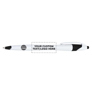 DISCOUNT PROMOS Personalized Ballpoint Pens Bulk Pack of 4-5,000 counts Black Ink, Slim & Curvy Design, Retractable, Ideal for Office, Corporate Merchandise, Tradeshows- Teal