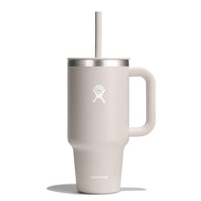 Hydro Flask Travel Tumbler with Handle, Lid and Straw - Insulated Stainless Steel in 32 Oz Trillium