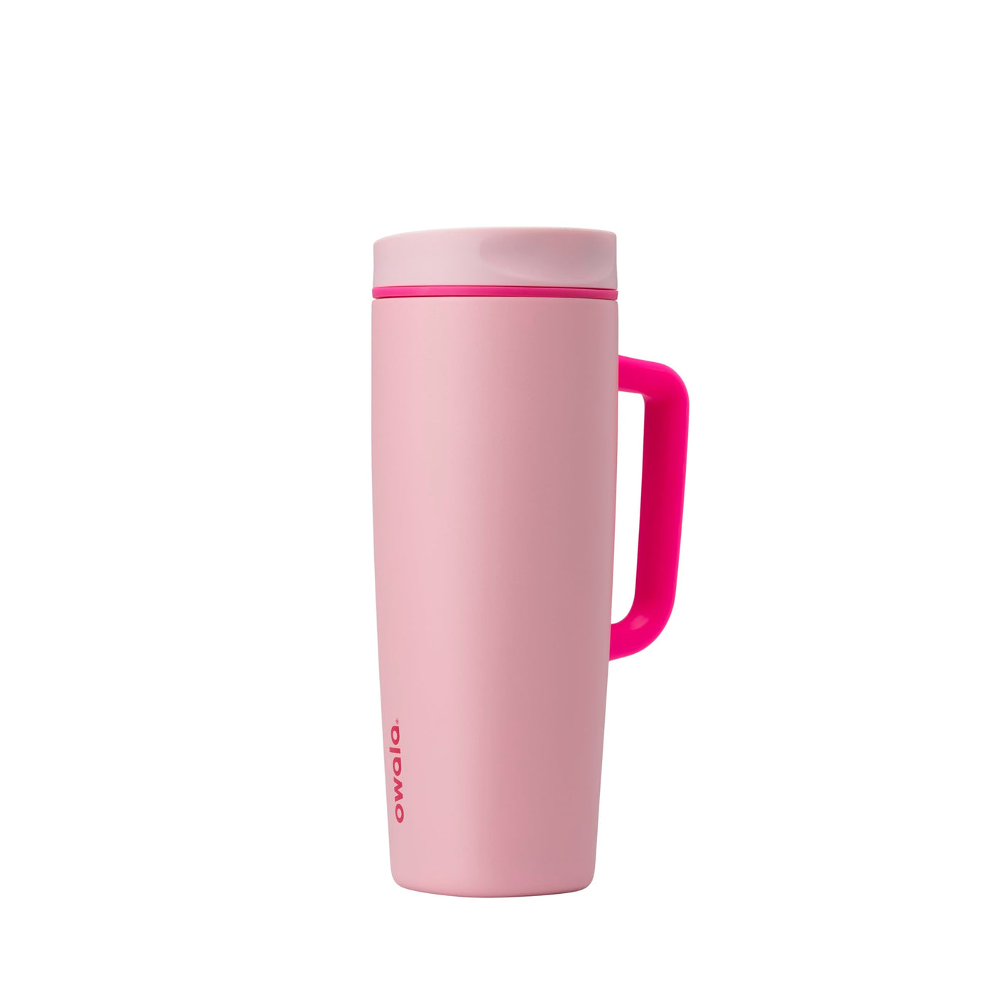 Owala SmoothSip Slider Insulated Stainless Steel Coffee Tumbler, Reusable Iced Coffee Cup, Hot Coffee Travel Mug, BPA Free 20 oz, Vanilla Bean