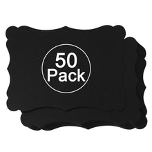 50 Pack Blank Kraft Greeting Cards, Brown, 5 Colors, 4x6IN | Thick Cardstock Paper, For DIY Gift Cards, Menus, Baby Shower Invitations, Wedding Invitations