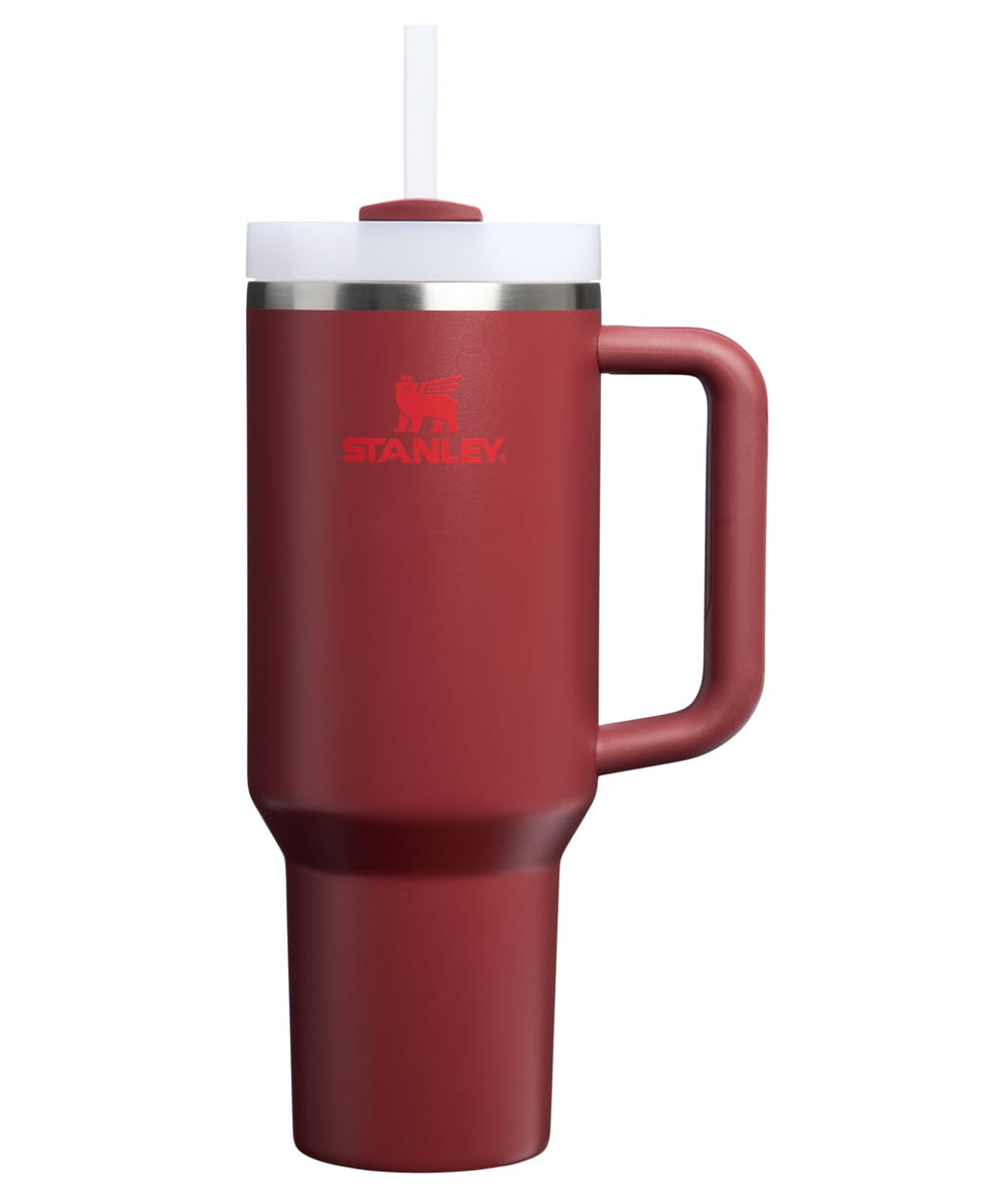 STANLEY Quencher H2.0 Tumbler with Handle and Straw 30 oz | Flowstate 3-Position Lid | Cup Holder Compatible for Travel | Insulated Stainless Steel Cup | BPA-Free | Rose Quartz 2.0