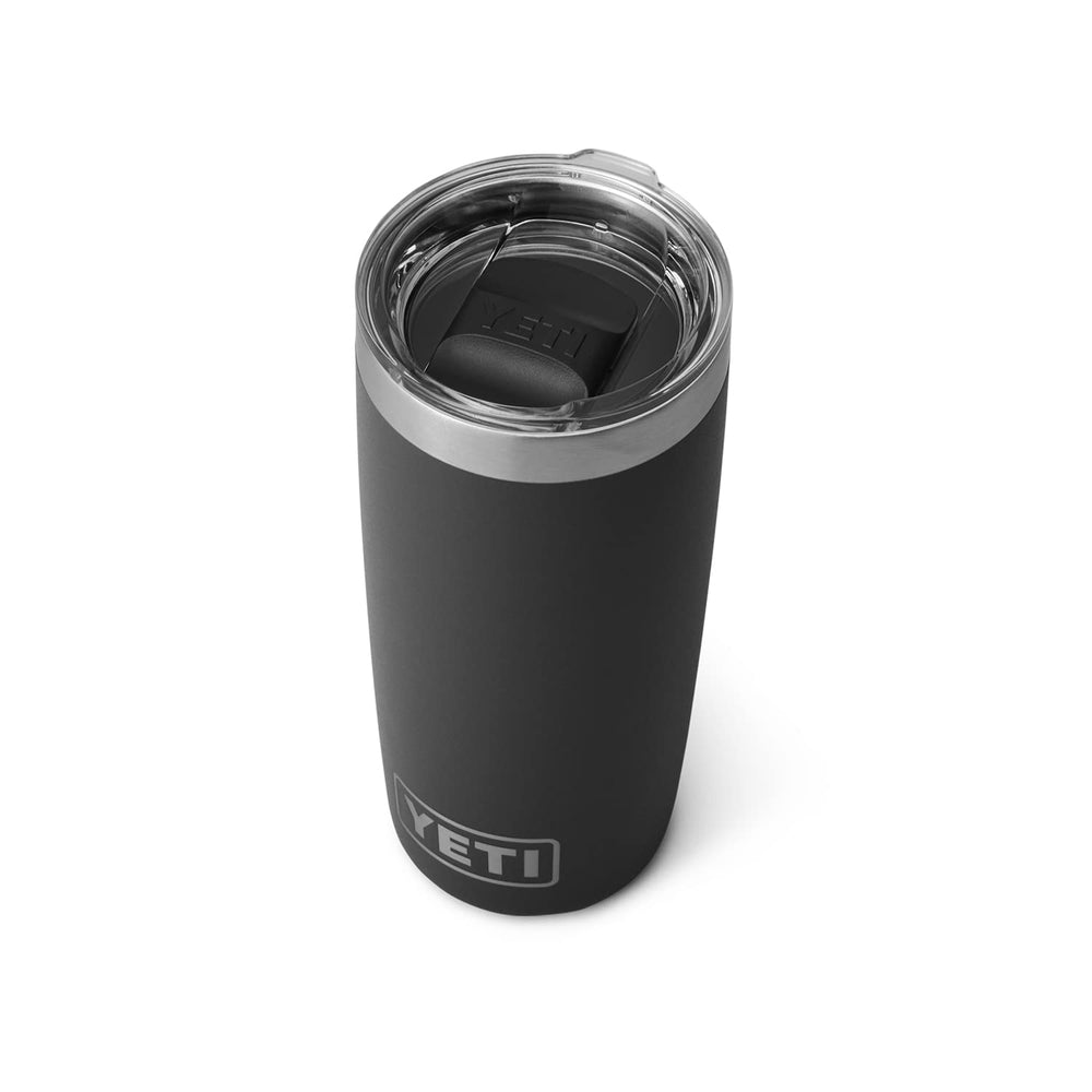 YETI Rambler 10 oz Tumbler, Stainless Steel, Vacuum Insulated with MagSlider Lid, Black Forest Green