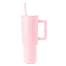 Simple Modern 40 oz Trek Tumbler with Handle and Straw Lid | Cup Holder Friendly Insulated Stainless Steel Travel Mug | Midnight Black