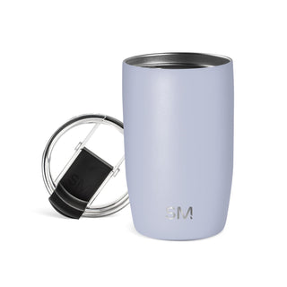 Simple Modern Voyager Tumbler with Flip Lid | Travel Coffee Mug | Insulated Stainless Steel Cold Brew Iced or Hot Coffee Cup | Gifts for Women Men Her Him | 16oz, Almond Birch