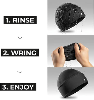 Helmet Liner Sweat Wicking Skull Cap Beanie. Ultimate Performance Moisture Wicking. Fits Under Helmets