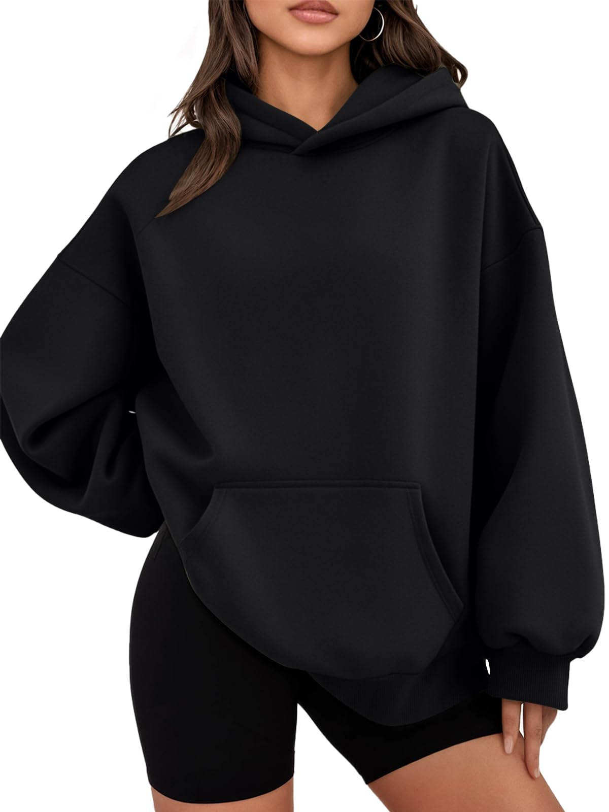 WYNNQUE Hoodies for Women Oversized Sweatshirts Fall Fashion Outfits 2026 Casual Sweaters Tops Fleece Workout Winter Clothes