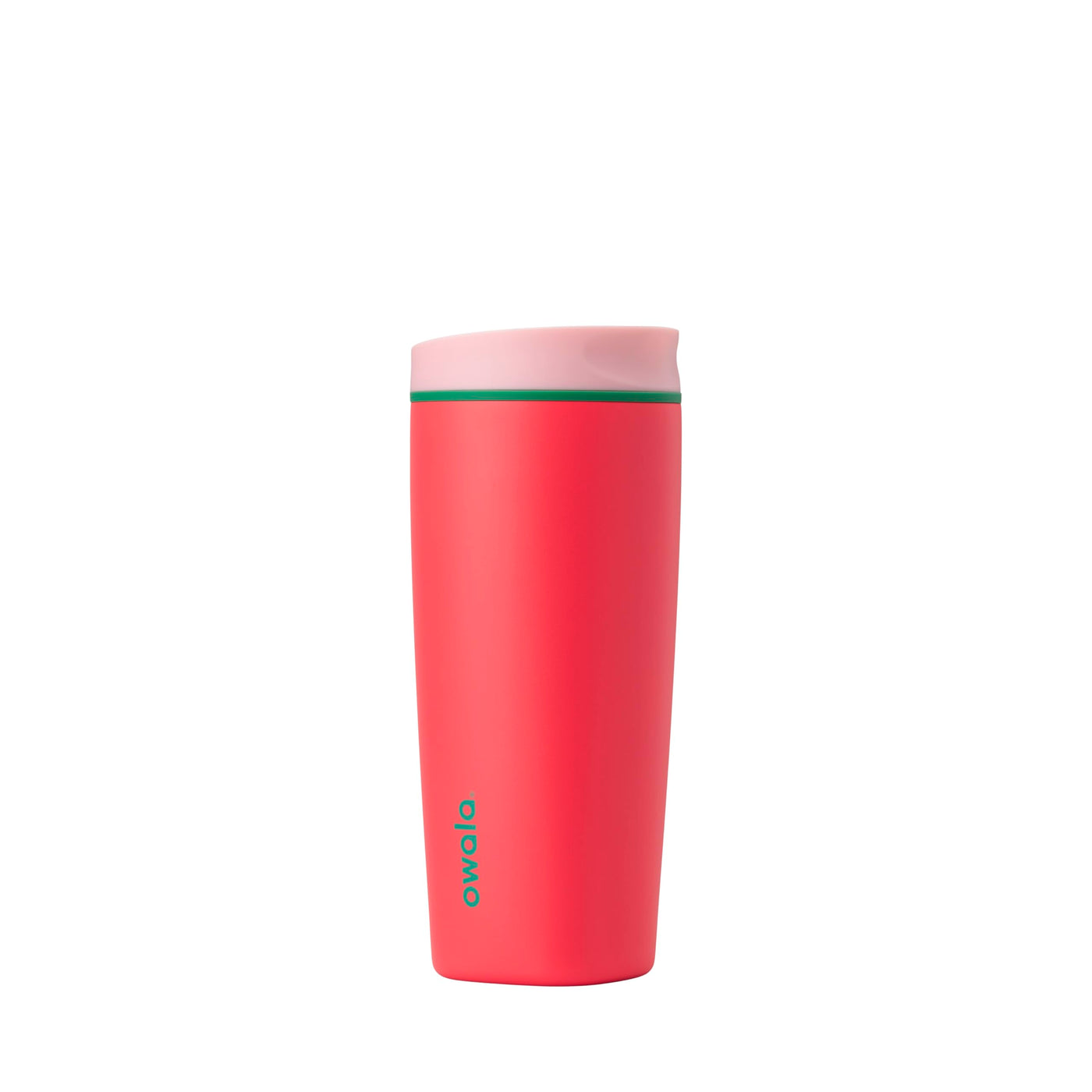 Owala SmoothSip Slider Insulated Stainless Steel Coffee Tumbler, Reusable Iced Coffee Cup, Hot Coffee Travel Mug, BPA Free 20 oz, Vanilla Bean