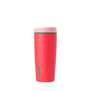 Owala SmoothSip Slider Insulated Stainless Steel Coffee Tumbler, Reusable Iced Coffee Cup, Hot Coffee Travel Mug, BPA Free 20 oz, Vanilla Bean