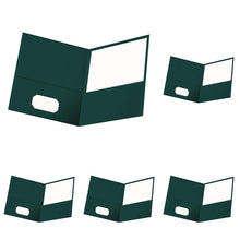 Oxford Twin-Pocket Folders, Textured Paper, Letter Size, Black, Holds 100 Sheets, Box of 25 (57506EE), 8-1/2 x 11