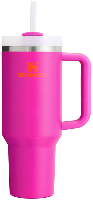 STANLEY Quencher H2.0 Tumbler with Handle and Straw 30 oz | Flowstate 3-Position Lid | Cup Holder Compatible for Travel | Insulated Stainless Steel Cup | BPA-Free | Rose Quartz 2.0