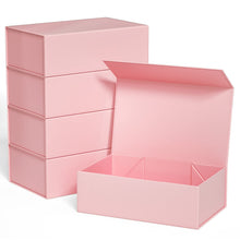 White Gift Box 10" x 6" x 3" with Magnetic Closure Lid Gift Boxe for Presents,Bridesmaid Gifts Boxes,Cute Box,Birthday Box,Luxury for Gift Packaging, Magnetic Gift Boxe for Wrapping Gifts (White)