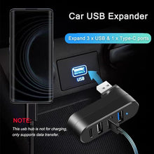 VIENON 4-Port USB 3.0 Hub [90°/180° Degree Rotatable], USB Splitter with PD-in 5W USB C Port, USB Extender for Laptop, Car, iMac, MacBook Air, MacBook Pro, and More