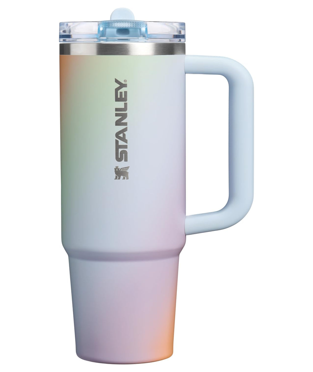 STANLEY Quencher ProTour Flip Straw Tumbler with Leakproof Lid 30 oz | Built-in Straw and Handle | Cup Holder Compatible for Travel | insulated Stainless Steel Cup | BPA-Free | Twilight VRT