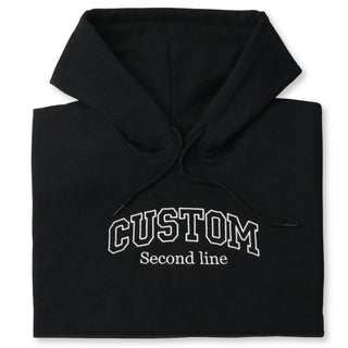 COUPLEHOODIES Custom Embroidered Logo Sweatshirt – Personalized Company Name or Branding, Teams, or Staff Uniforms