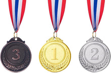 Gold Silver Bronze Award Medals-Winner Medals Gold Silver Bronze Prizes for Competitions, Party, 2 Inches