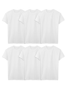 Fruit of The Loom Men's Crew Tee Undershirts, Moisture Wicking & Tag Free, Also Available in Big & Tall
