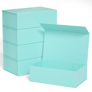 White Gift Box 10" x 6" x 3" with Magnetic Closure Lid Gift Boxe for Presents,Bridesmaid Gifts Boxes,Cute Box,Birthday Box,Luxury for Gift Packaging, Magnetic Gift Boxe for Wrapping Gifts (White)