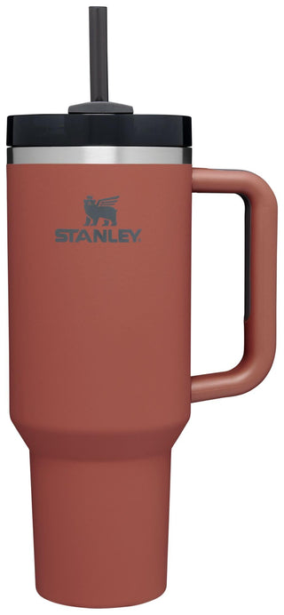 STANLEY Quencher H2.0 Tumbler with Handle and Straw 30 oz | Flowstate 3-Position Lid | Cup Holder Compatible for Travel | Insulated Stainless Steel Cup | BPA-Free | Rose Quartz 2.0