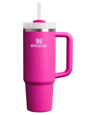 STANLEY Quencher H2.0 Tumbler with Handle and Straw 30 oz | Flowstate 3-Position Lid | Cup Holder Compatible for Travel | Insulated Stainless Steel Cup | BPA-Free | Rose Quartz 2.0