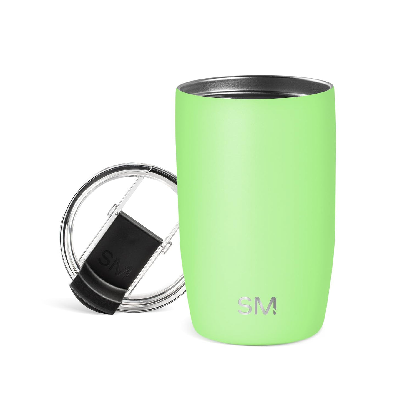 Simple Modern Voyager Tumbler with Flip Lid | Travel Coffee Mug | Insulated Stainless Steel Cold Brew Iced or Hot Coffee Cup | Gifts for Women Men Her Him | 16oz, Almond Birch