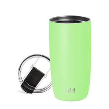 Simple Modern Voyager Tumbler with Flip Lid | Travel Coffee Mug | Insulated Stainless Steel Cold Brew Iced or Hot Coffee Cup | Gifts for Women Men Her Him | 16oz, Almond Birch