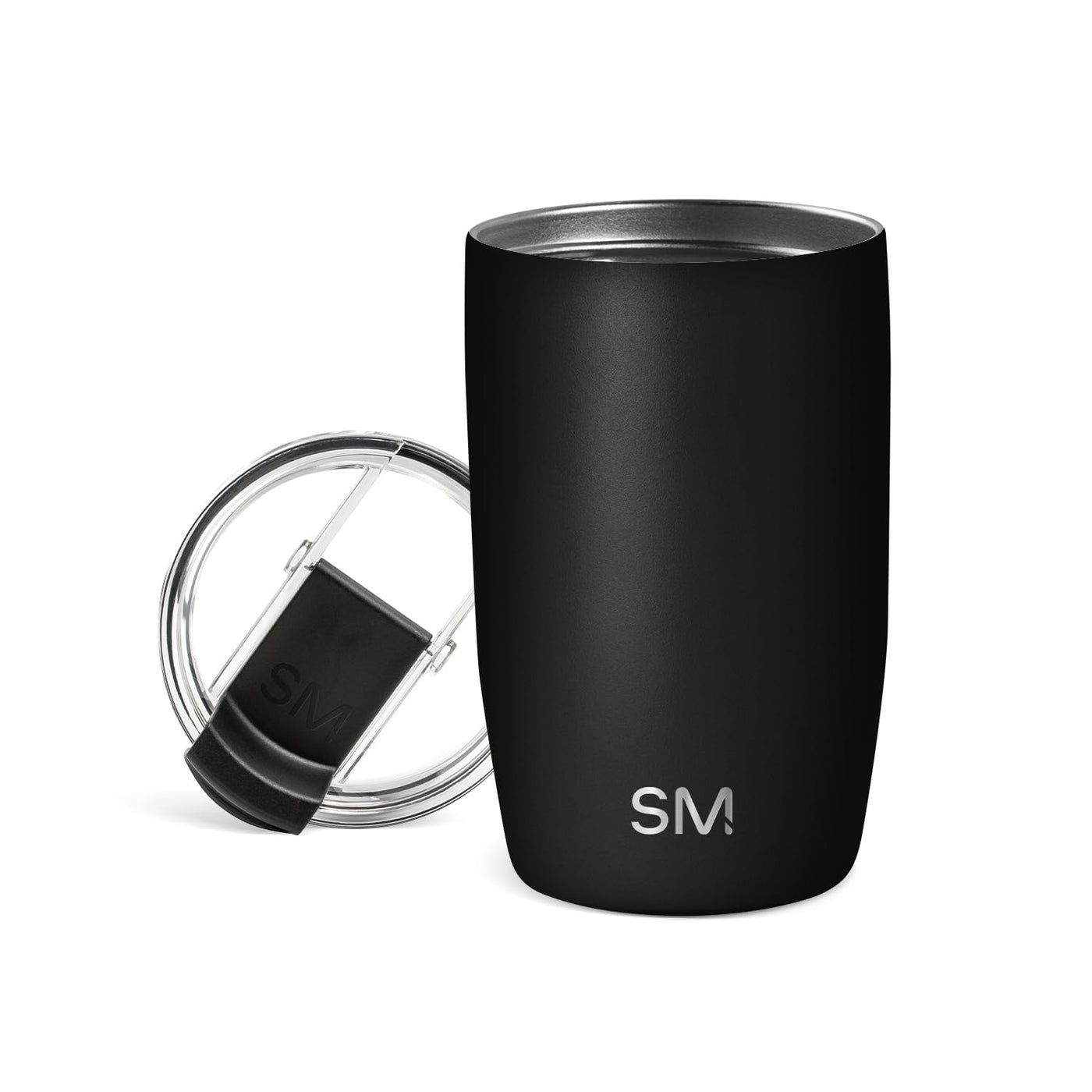 Simple Modern Voyager Tumbler with Flip Lid | Travel Coffee Mug | Insulated Stainless Steel Cold Brew Iced or Hot Coffee Cup | Gifts for Women Men Her Him | 16oz, Almond Birch