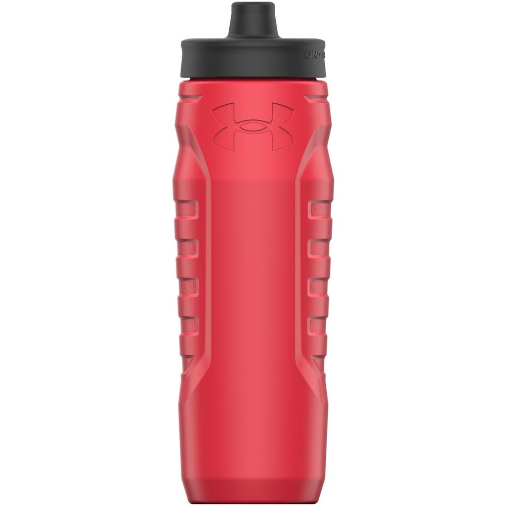 Under Armour Squeeze Water Bottles, 32 oz Water Bottles, Sideline Sports Water Bottle with Quick-Shot Lid, Quick & Easy Hydration, Gym Water Bottles, Squeeze Bottle, 1 32oz Bottle