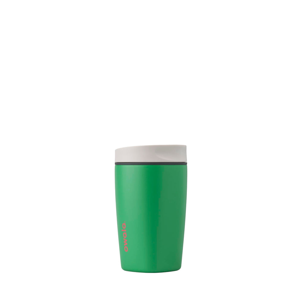 Owala SmoothSip Slider Insulated Stainless Steel Coffee Tumbler, Reusable Iced Coffee Cup, Hot Coffee Travel Mug, BPA Free 20 oz, Vanilla Bean