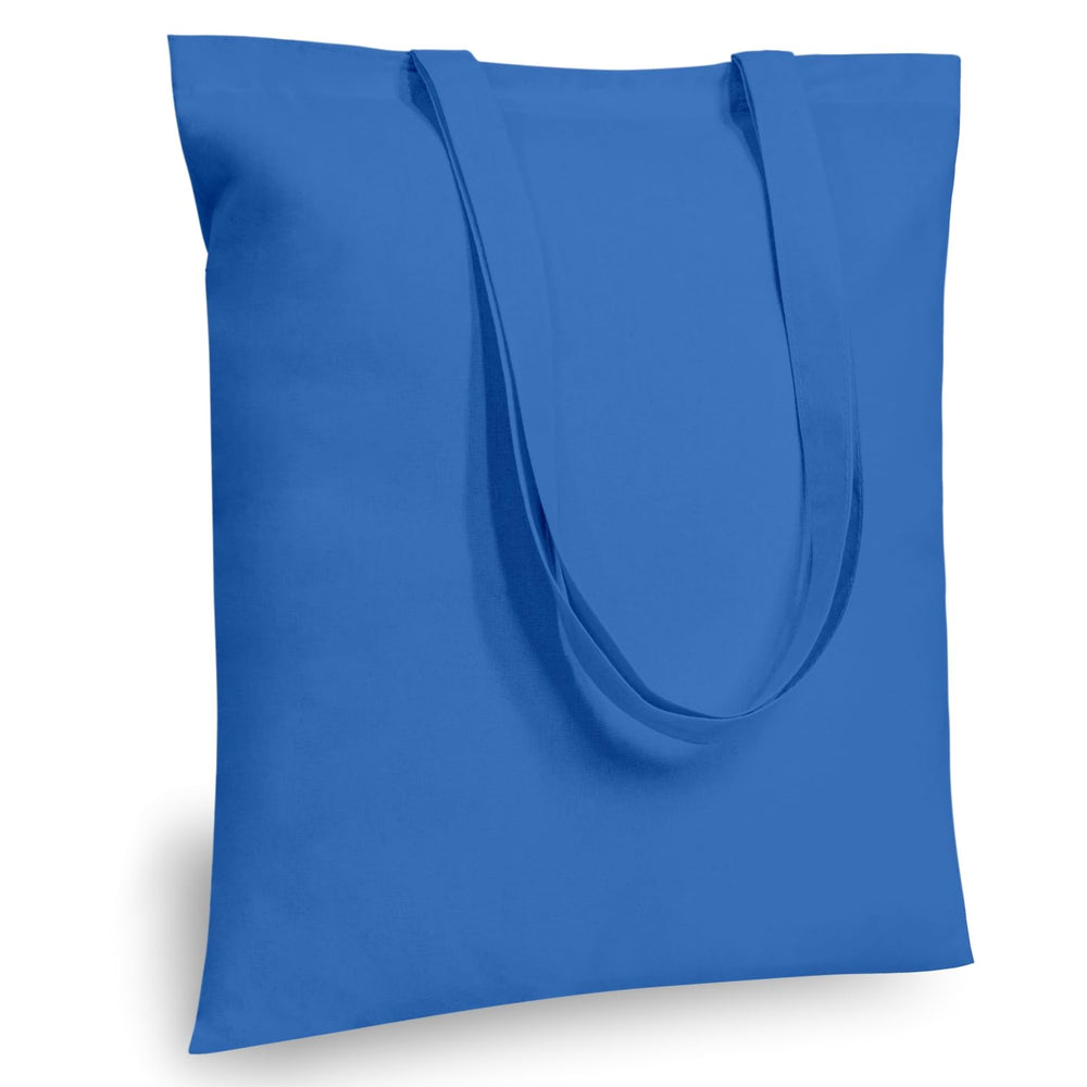 TOPDesign 5 | 12 | 24 | 48 | 192 Pack Economical Cotton Tote Bags, Lightweight Medium Reusable Grocery Shopping Cloth Bags, Suitable for DIY, Advertising, Promotion, Gift, Activity (5-Pack)