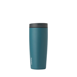 Owala SmoothSip Slider Insulated Stainless Steel Coffee Tumbler, Reusable Iced Coffee Cup, Hot Coffee Travel Mug, BPA Free 20 oz, Vanilla Bean