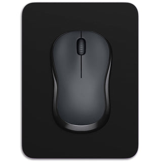 Dapesuom Small Mouse Pad, 5 x 6 Inch Thick Rubber Premium-Textured Non-Slip Portable & Washable Mini Mouse Mat for Women Men Wireless Laptops Keyboard Tray Gaming Work Computer Travel, Jet Black