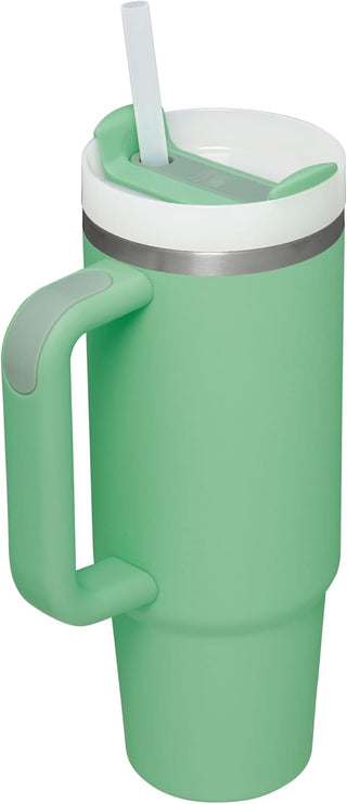 STANLEY Quencher H2.0 Tumbler with Straw 30 oz | Flowstate 3-Position Lid | Cup Holder Compatible for Travel | Insulated Stainless Steel Cup | BPA-Free | Jade