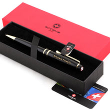 Custom Engraved Pen & Money Clip Wallet Gift Set – Personalized Ballpoint Pen with Refill, Luxury Gift Box for Men