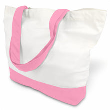 TOPDesign 1 | 3 | 6 | 12 | 24 Pack Super Strong Large 12oz Cotton Canvas Tote Bag, Reusable Grocery Shopping Cloth Bag, Fashionable Two-Tone Tote for Crafts, DIY Your Creative Designs (Pack of 1)